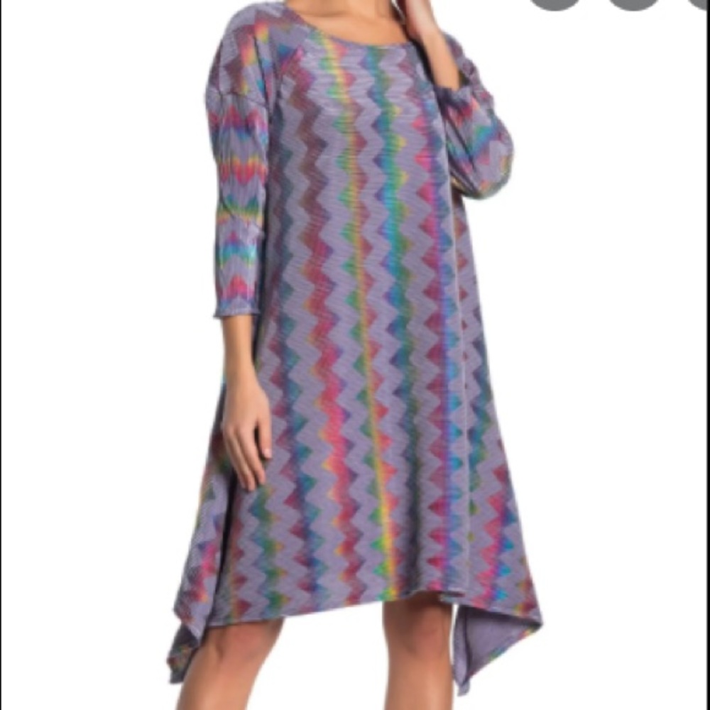 TOV rainbow midi dress EU size 44/ US 14